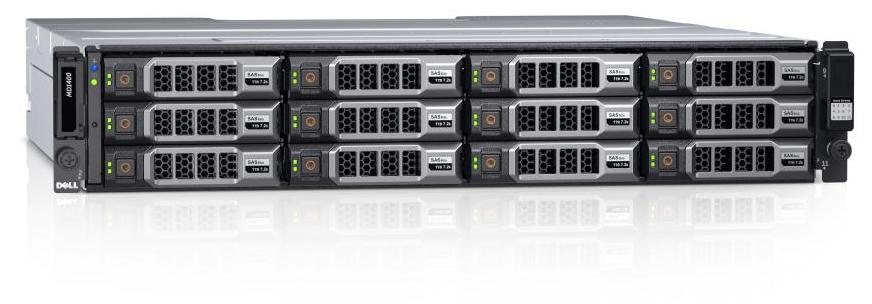 Dell Storage MD1400 SAS 12xLFF Dual EMM/ noHDD/ UpTo12LFF/ 2x600W RPS/ 2xCable SAS HD-Mini 2m/ Bezel/ Static ReadyRails II/ 3YPSNBD (210-ACZB)