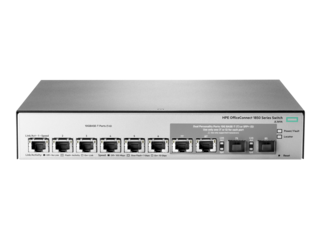 HPE 1850 6XGT 2XGT/SFP+ Switch (6x1/10GBase-T RJ-45 + 2x1/10G combo, Web-managed)
