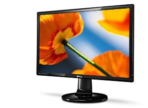 BENQ 24" GL2460 LED, 1920x1080, 5ms, 250cd/m2, 12M:1, 170°/160°, D-SUB, DVI, TCO 5.0,  Glossy Black