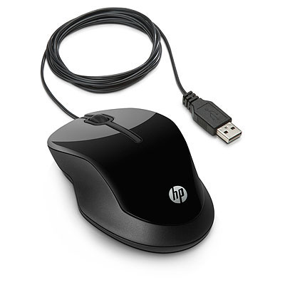 Mouse HP X1500 (Glossy Black) cons