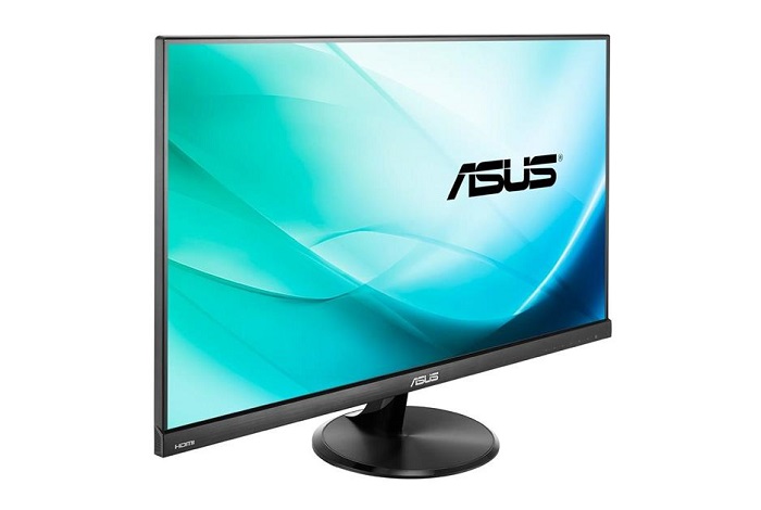 ASUS 23" VP239H IPS LED, 1920x1080, 5ms, 250 cd/m2, 80 Mln:1, 178°/178°, D-Sub, DVI, HDMI, колонки, Frameless, Eye Care, Tilt, VESA, Black, 90LM01U0-B01670