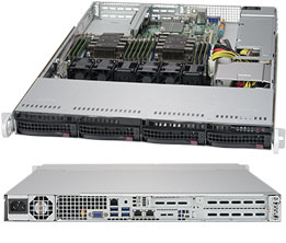 Supermicro SuperServer 1U 6019P-WT noCPU(2)Scalable/TDP 70-165W/ no DIMM(12)/ SATARAID HDD(4)LFF/2xGbE/ 2xFH, 1xLP, M2/ 1x600W