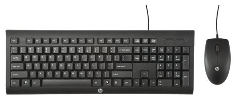 HP Keyboard Wired Combo C2500 cons