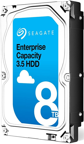 HDD SATA Seagate 8000Gb (8Tb), ST8000NM0206, Enterprise Capacity, 7200 rpm, 256Mb buffer, Helium