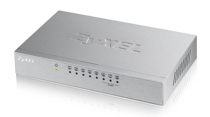 Zyxel ES-108A Восьмипортовый коммутатор Fast Ethernet с тремя приоритетными портами