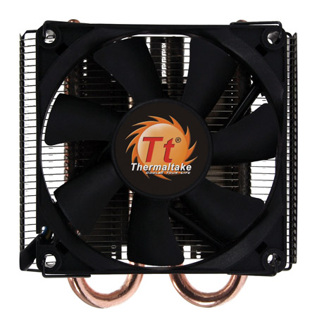 Кулер Thermaltake SlimX3 (CLP0534) s1156,1155,775 (92*36*99, 1200~2500rpm, 25dB, 2 heatpipes, 73W, slim, PWM) 