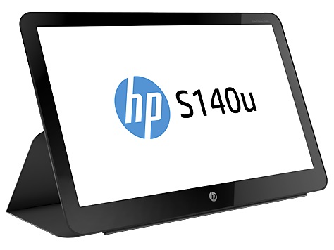 HP S140u 14'' LED Monitor (200 cd/m2, 400:1, 8ms, 90°/65°, USB 3.0, 1600 x 900, case/stand, LED backlight, EPEAT Silver)