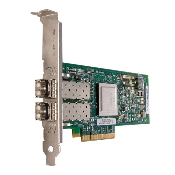 8Gb Dual Port FC HBA, x8 PCIe, SR LC multi-mode optic