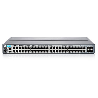 Aruba 2920 48G POE+ Switch (44 x 10/100/1000 PoE+, 4 x SFP or 10/100/1000 PoE+, 2 module slots for 10G, Managed Static L3, Stacking, 19') (repl. for J9148A)