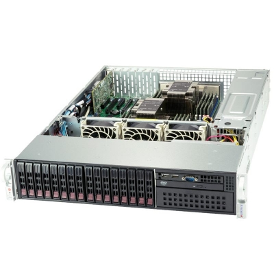 Supermicro SuperServer 2U 2029P-C1R noCPU(2)Scalable/TDP 70-205W/ no DIMM(16)/ 3108RAID HDD(8)SFF +SATARAID HDD(8)SFF/ 2x1GbE/ 5xLP, M2/ 2x1200W