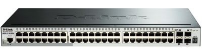 D-Link DGS-1510-52X/A1A, Gigabit Stackable SmartPro Switch with 48 10/100/1000Base-T ports, 4 10G SFP+  ports