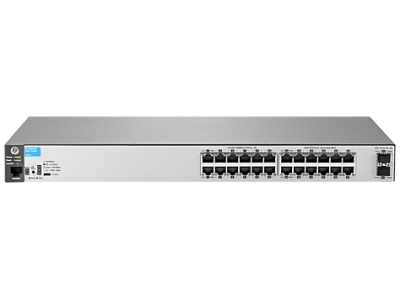 Aruba 2530 24G 2SFP+ Switch (24 x 10/100/1000 + 2 x SFP+, Managed, L2, virtual stacking, 19")