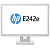 HP EliteDisplay E242e 24"ergo grey LED Monitor wide(IPS,250 cd/m2, 1000:1, 7ms, 178°/178°,VGA,HDMI,DisplayPort,USB 3.0x2 1920x1200, LED backlight,EPEAT gold)