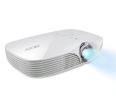 Acer projector K138STi DLP 3D, WXGA, 800Lm, 100.000/1, HDMI,SD/USB, BT, RJ45, Bag, 1Kg, EU Power EMEA