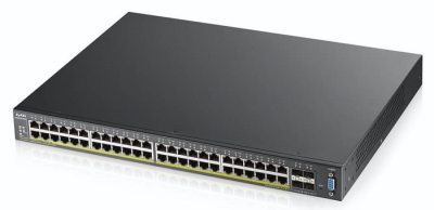 Zyxel XGS2210-52HP 48 port Gigabit L2 managed PoE+ switch, 375 Watt, 4x 10G