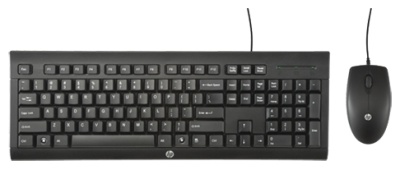 HP Keyboard Wired Combo C2500 cons