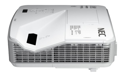 NEC projector U321H DLP Ultra-short, 1920x1080 Full HD, 3200lm, 10000:1, D-Sub, HDMI, RCA, RJ-45, Lamp:20000hrs, incl. Wall-mount