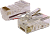Коннектор RJ45 UTP 8P8C, универсальный, со вставкой, cat.5e, 100 шт.