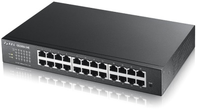 ZyXEL GS1900-24E, 24-port GbE L2 Smart Switch, desktop, fanless
