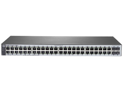 HPE 1820 48G Switch (48 ports 10/100/1000 + 4 SFP, WEB-managed, fanless) (repl. for J9660A)