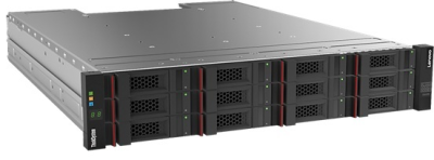 Lenovo TS TCh DS Series LFF Exp Unit Rack 2U,noHDD SAS 3,5" (up to 12),Ports per controller:3x12GB SAS x4 ports(HDD SFF-8644),2x1.5m 10A/100-250V C13 to C14 Rack Power Cables,2x580W p/s (upto2)