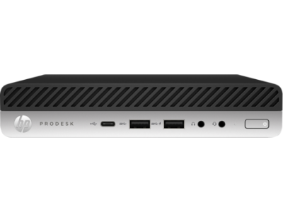 HP ProDesk 600G3 Mini Core i5-7500T,4GB DDR4-2400 (1x4GB),2TB,usb kbd/mouseStand,Dust Filter,Intel 8265 AC 2x2,VGA,Win10Pro(64-bit),3-3-3 Wty