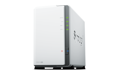 Synology DS216se 800MhzCPU/256Mb DDR3/RAID0,1/up to 2HDDs SATA(3,5'')/2xUSB/1GigEth/iSCSI/2xIPcam(up to 5)/1xPS