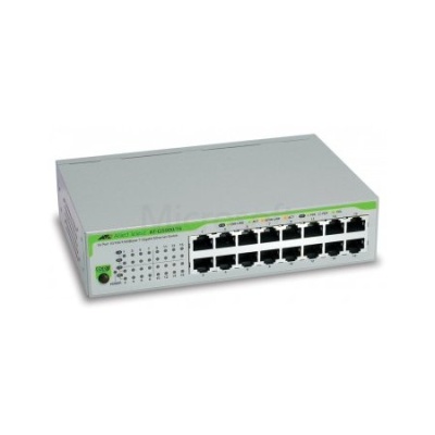 Allied telesis 16 port 10/100/1000TX unmanaged switch with internal power supply EU Power Adapter