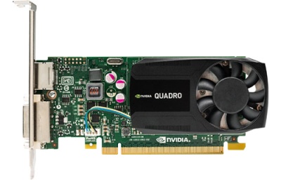 Graphics Card NVIDIA Quadro K620, 2GB, 1xDual link DVI-I, 1DisplayPort(1xDisplayPort-> DVI Adapter) PCI-E x16 (Z240 SFF/Tower, Z440, Z640, Z840)
