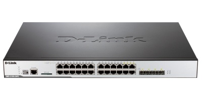 D-Link DWS-3160-24PC, L2+ Unified Wired/Wireless Gigabit PoE Switch