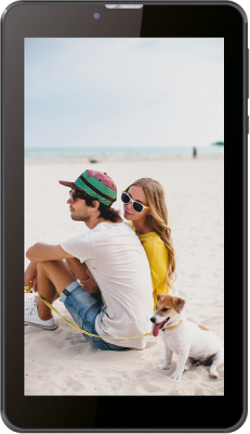 IRBIS TZ726, 7" (1024x600), SC7731C 4x1,2Ghz (QuadCore), 1024MB, 8GB, cam 0.3MPx+2.0MPx, Wi-Fi, 3G (2xSimCard), Bluetooth, GPS, Android 7.0, microUSB, MicroSD, jack 3.5, Black