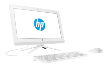 HP 20-c405ur Non-Touch Intel Core i3-7130U DDR4-2133 SODIMM (1x4GB) 1TB INTEL HD GRAPHICS 620 DVDRW USB kbd/mouse FHD VA Antiglare, VGA webcam Snow White WIN10