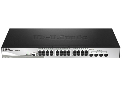 D-Link DGS-1510-28L/ME/A1A, Managed Gigabit Switch with 24 Ports 10/100/1000Base-T + 4 1000Base-X SFP ports