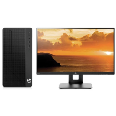 HP Bundle 290 G1 MT Core i3-7100,8GB (1x8GB)DDR4-2400,256GB SSD,DVD,NVIDIA GT730 2GB,usb kbd/mouse,Card Reader,Dust Filter,Win10Pro(64-bit),1-1-1 Wty + HP Monitor VH240a 23.8in