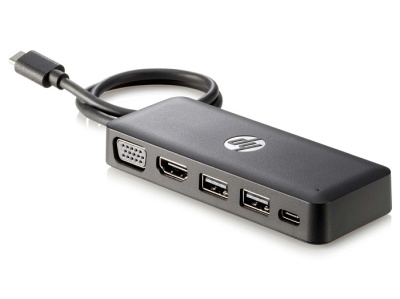 HP USB-C Travel HUB (HP Elite x2 1012 G2/Pro x2 612 G2/Elitebook x360/EliteBook/Folio G1/Elite x3/Elite Tablet x2 1012 G1)