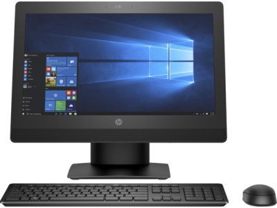 HP ProOne 400 G3 All-in-One NT 20"(1600x900) Core i3-7100T,4GB DDR4-2400 (1x4GB)SODIMM,500GB,DVD,usb kbd&mouse,Intel 7265 AC 2x2 BT,HAS Stand,Win10Pro(64-bit),1-1-1 Wty