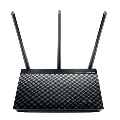 ASUS DSL-AC51 // VDSL2/ADSL модем, роутер 802.11b/g/n/ac, до 300 + 433Мбит/c, 2,4 + 5 гГц, 3 антенны, GBT LAN ; 90IG0471-BO3100