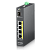 Zyxel RGS100-5P, 5  Port unmanaged PoE Switch 4xGE PoE+, 1xSFP, 120 Watt PoE, DIN Rail, IP30, 12-58V DC.