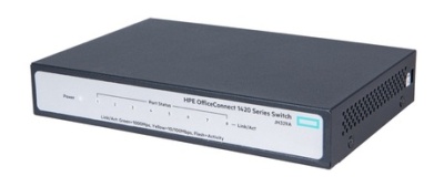 HPE 1420 8G Switch (8 ports 10/100/1000, unmanaged, fanless)(repl. for J9661A)