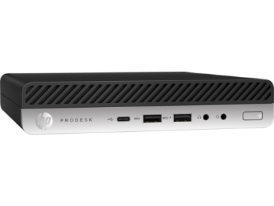 HP ProDesk 600G3 Mini Core i3-7100T,4GB DDR4-2400 (1x4GB),1TB,USB kbd/mouse,Stand,Intel 8265 AC 2x2 non-Vpro,Win10Pro(64-bit),3-3-3 Wty