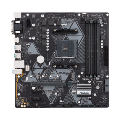 ASUS PRIME B450M-A, Socket AM4, B450, 2*DDR4, D-Sub+DVI+HDMI, SATA3 + RAID, Audio, Gb LAN, USB 3.1*8, USB 2.0*4, COM*1 header (w/o cable), mATX ; 90MB0YR0-M0EAY0