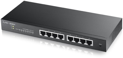ZyXEL GS1900-8, 8 port GbE L2 smart switch, desktop, fanless