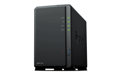 Synology PC-Less Surveillance Solution, HDMI 1080p, RAID0,1,5,6/up to 2HDDs SATA(3,5')(up to 7 with DX517)/1x USB 3.0, 2x USB2.0/1xCOM/4 IP cam(up to 12)/1xGigabit LAN/3YW