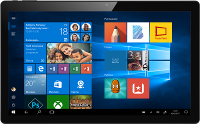 IRBIS TW118, 11,6" (1920х1080IPS), Intel Celeron N3350 2x2,4Ghz(DualCore), 3072MB, 32GB, cam 2.0+2.0, Wi-Fi b/g/n+ac,4000mAh, USB type C, MicroSD, jack 3.5, Metal, Surface keyboard, Gray, Win10