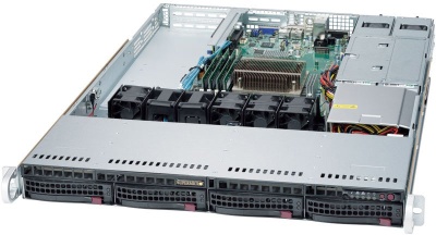 Supermicro SuperServer 1U 5019S-WR no CPU(1) E3-1200v5/6thGenCorei3/ no memory(4)/ on board RAID 0/1/5/10/no HDD(4)LFF/ 2xGE/ 2xPCIEx8,1xPCIEx4,1xM.2 connector/ 2Rx500W