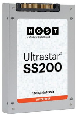 HGST SSD 2.5'' SAS 1600GB Ultrastar SS200 SAS MLC 3DW/D 15mm, 0TS1383