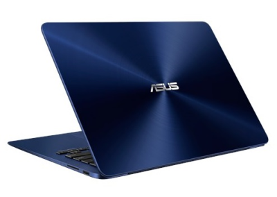 ASUS Zenbook UX430UA-GV452R Core i7 8550U/8Gb/256GB M.2 SSD/Intel 620/14.0"/FHD AG IPS(1920x1080)/WiFi/BT/Cam/Windows 10 PRO/Illum KB/1,3kg/Blue_metal/Optical mouse+Sleeve