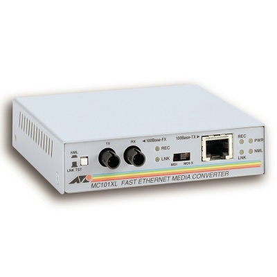 Allied Telesis Media Converter 100BaseTX to 100BaseFX (ST Multimode)