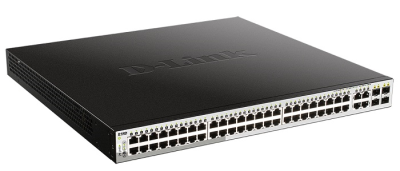 D-Link DGS-1210-52MP/F1A, Gigabit Smart Switch with 48 10/100/1000Base-T PoE and 4 Gigabit SFP ports