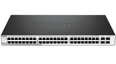 D-Link DGS-1210-52/F1A, L2 Smart Switch with 48 10/100/1000Base-T ports and 4 1000Base-X SFP ports